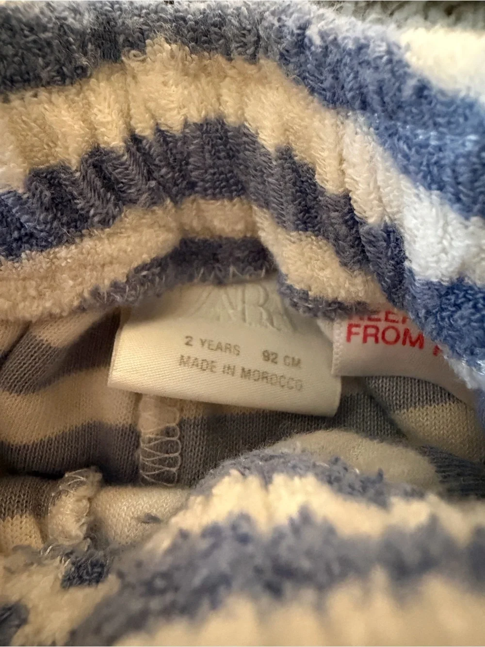 Zara terry cloth